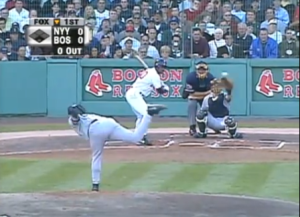 Roger misses on first pitch