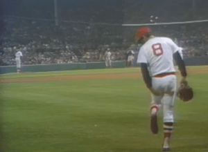 Left field scoreboard camera